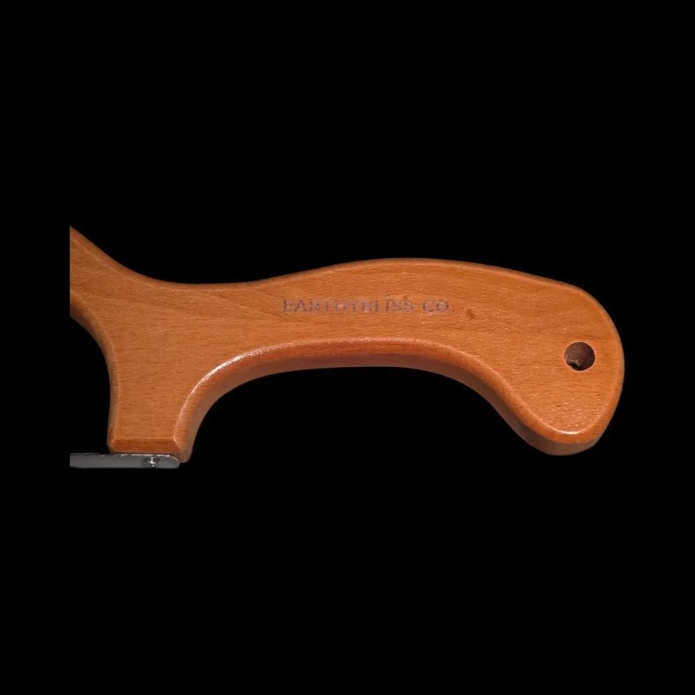 Earthly Bliss Breadly Bread Bow Knife Bamboo Handle & Stainless Steel‎ Blade